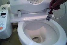 トイレクリーニングの写真